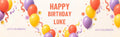 Classic Birthday Banner – Personalised Name & Age
