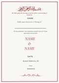 Blush Pink Wedding Invitation Cards – Personalised
