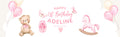 Creamy Pink Baby 1st Birthday Banner – Personalised Name & Age
