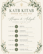 Sage Gold Katb Kitab Order of the Day clean design