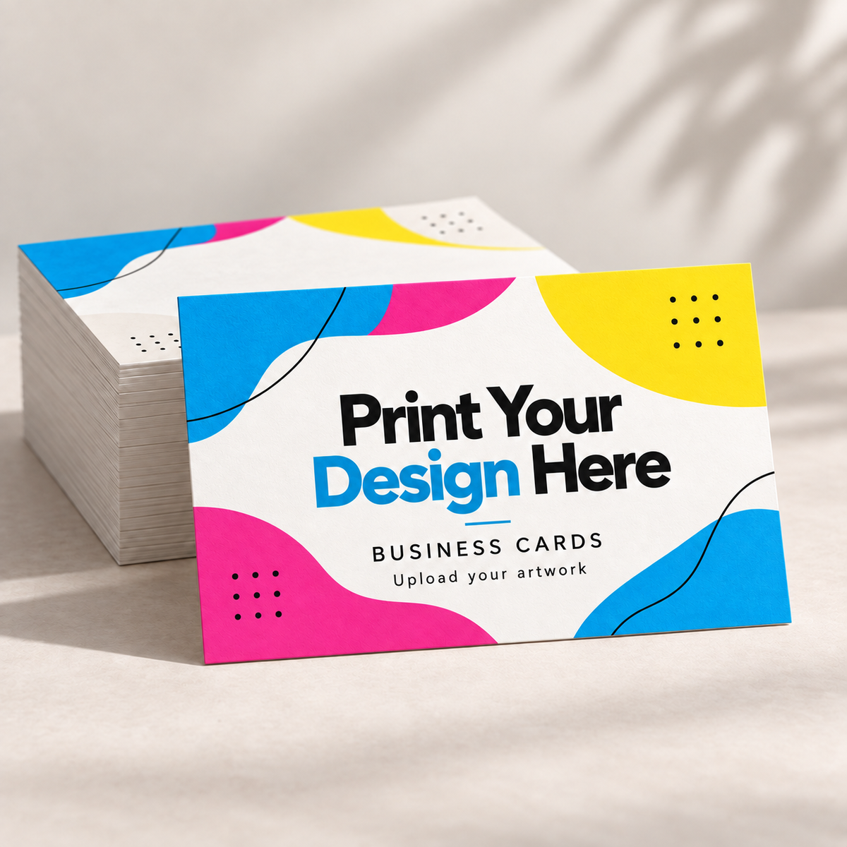 Print Your Design business cards mockup